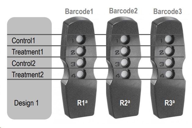 Design 2: C1T1-C2T2 chip layout