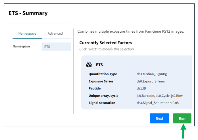 ETS app internal workflow
